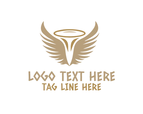Clean Corporate Wings Logo