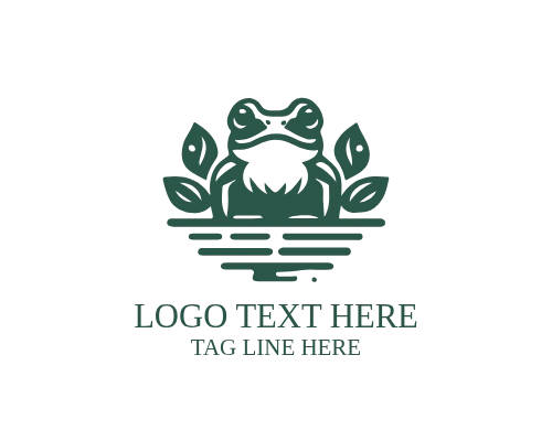  Clean Eco Frog Logo