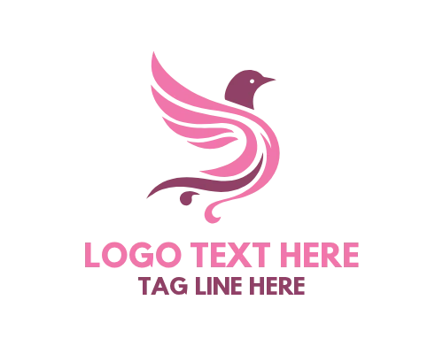 Clean Elegant Bird Logo