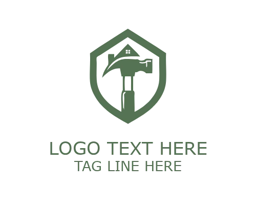 Clean Hammer Roof Logo
