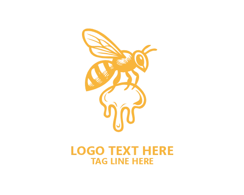 Clean Mark Honey Bee Logo
