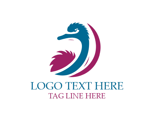 Clean Mark Ostrich Logo