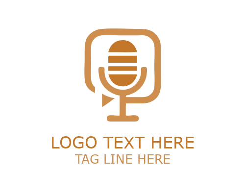 Clean Minimal Podcast Logo for Modern Audio Branding