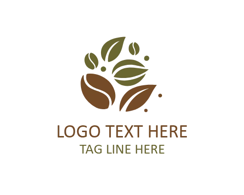Clean Modern Coffee Bean Logo