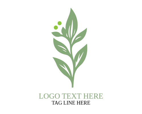 Clean Modern Flower Brand Logo