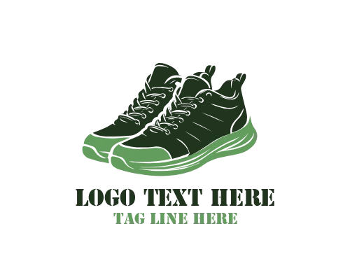 Clean Modern Sneakers Logo
