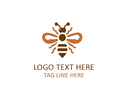 Clean Nature Bee Icon
