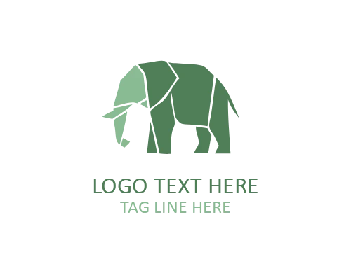 Clean Paper Animal Logo