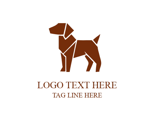 Clean Paper Art Animal Logo