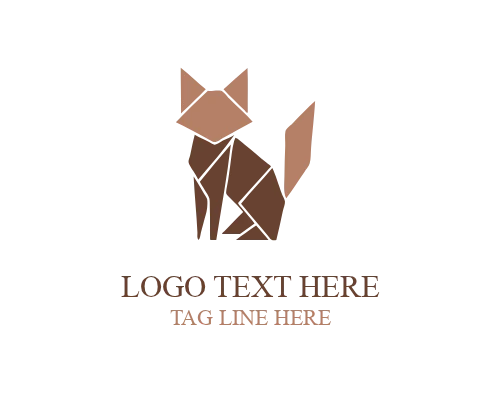 Clean Paper Craft Creature Logo