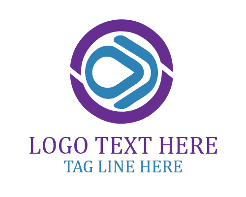 Clean Play Button Logo