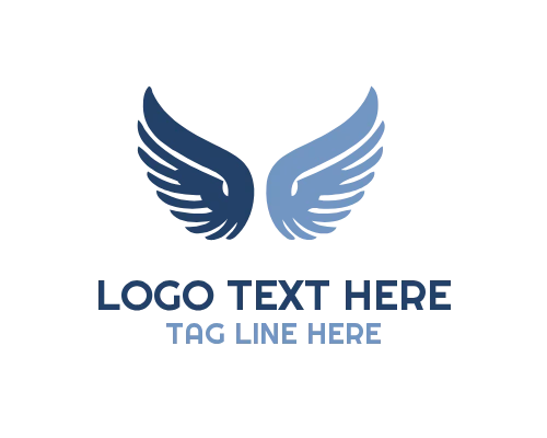 Clean Spirit Angel Wings Logo