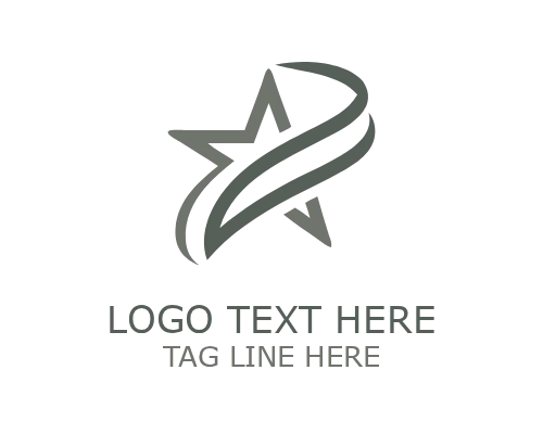 Clean Star Logo for Professional Brand Identity
