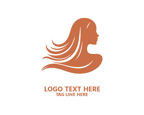 Clean Style Women Hair Logo