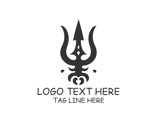Clean Symbol Trident Logo