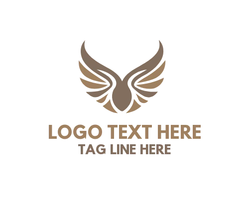 Clean Symbol Wings Logo