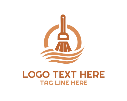 Cleaning Brush Service Logo