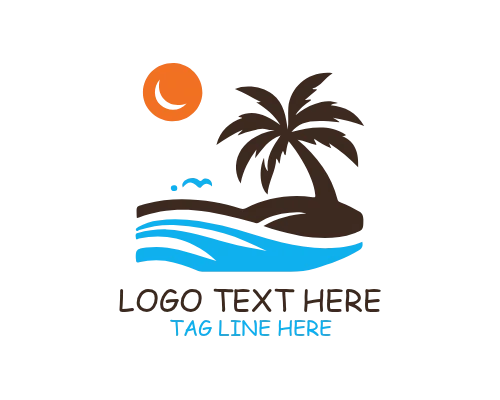  Coastal Beach Logo