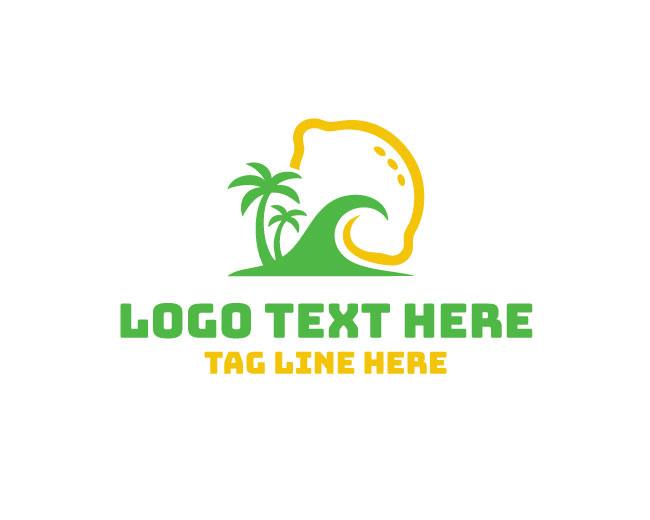 Coastal Citrus Wave Logo