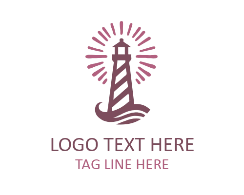 Coastal Lighthouse Logo for Ocean and Marine Branding