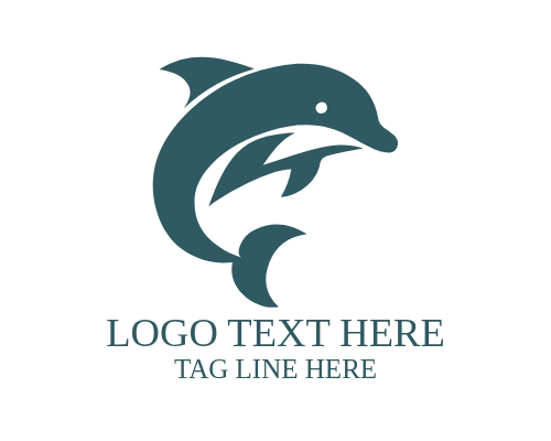 Coastal Travel Dolphin Logo