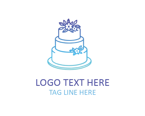 Coconut Cake Logo for Tropical Bakeries