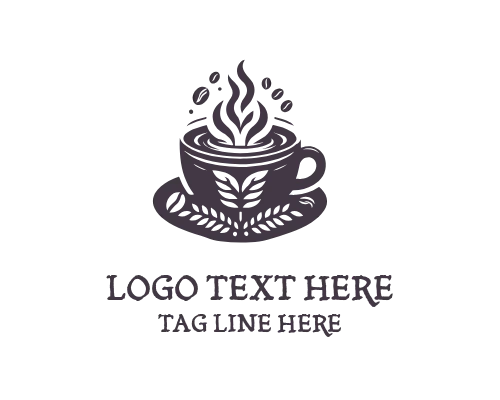 Coffee Bean Logo for Roastery Branding