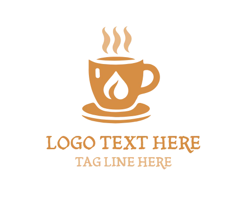 Coffee Cup Aroma Logo