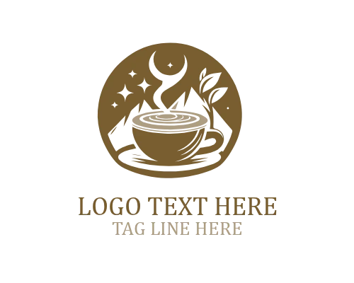 Coffee Cup Logo for Cafe Branding
