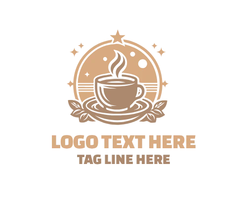 Coffee Cup Logo for Cafe Branding