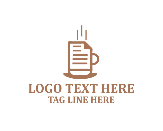 Coffee Document Logo
