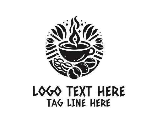 Coffee Emblem Logo for Coffee Shop Branding