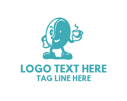 Coffee Mascot Logo