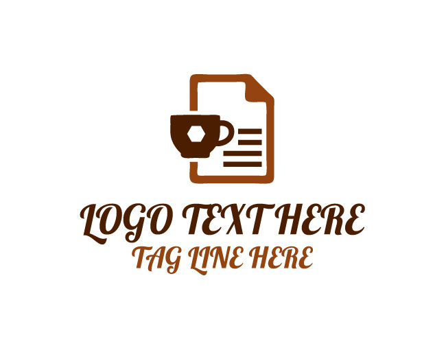 Coffee Document Logo
