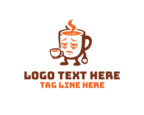 Coffee Shop Mascot Logo