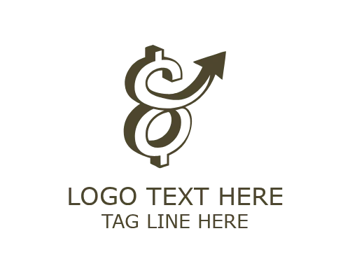 Coin Stack Money Logo for Wealth and Financial Growth Branding