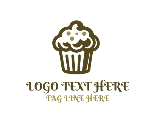  Colorful Birthday Cupcake Celebration Logo