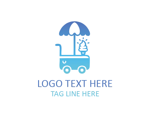 Colorful Festival Food Cart Logo for Events and Fairs