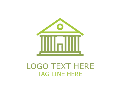Columns – Circular Badge Logo