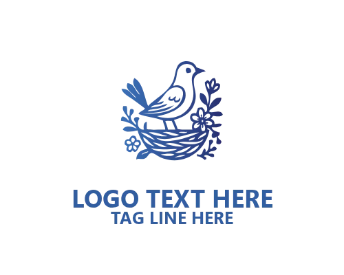 Community Nest Bird Logo
