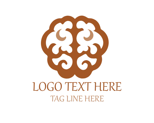 Connected Neurons Brain Logo for Technology and AI