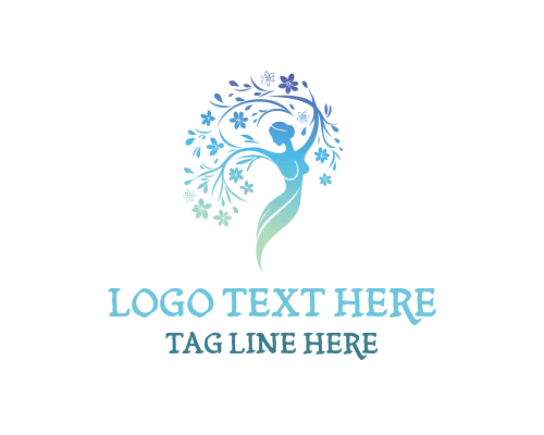 Conscious Living Woman Tree Logo