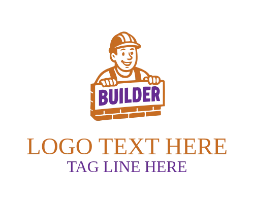 Construction Mascot Logo