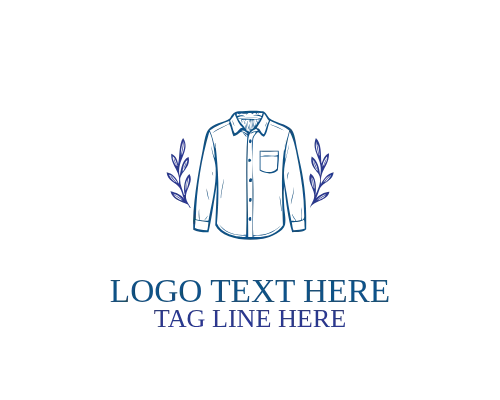 Contemporary Wear Linear Clothing Logo
