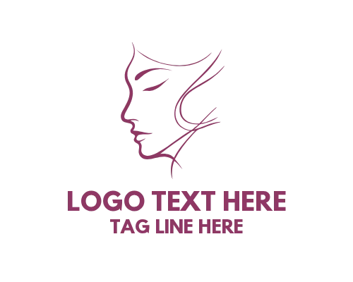 Contemporary Women Face Logo