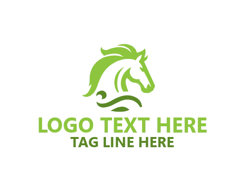 Continuous Line Horse Logo