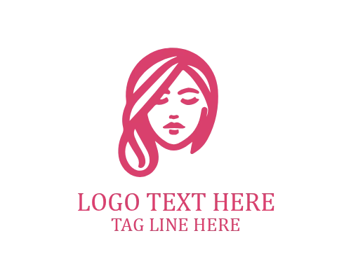  Contour Lady Face Logo