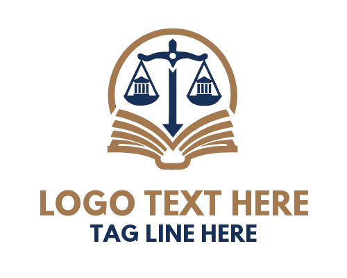 Contract book Legal Logo