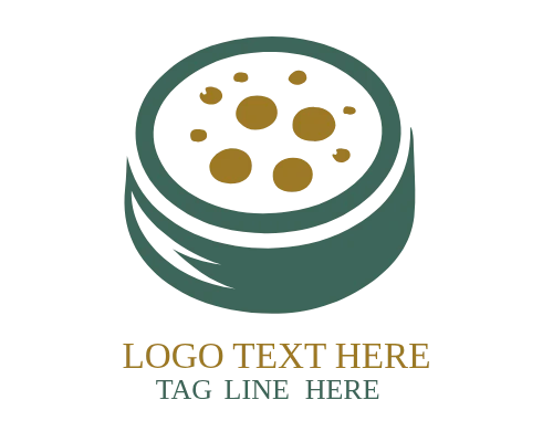 Cookie Bakery Stamp Logo for Packaging and Dessert Branding