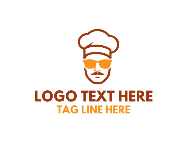 Cool Chef Food House Logo